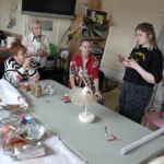 Sailortown residents creating art pieces at a Memory Anchors project co-creation session
